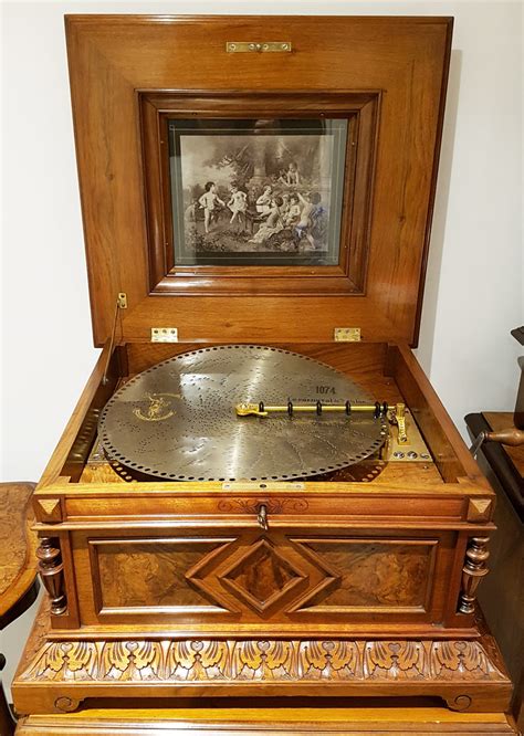 metal music box discs|antique polyphon music box.